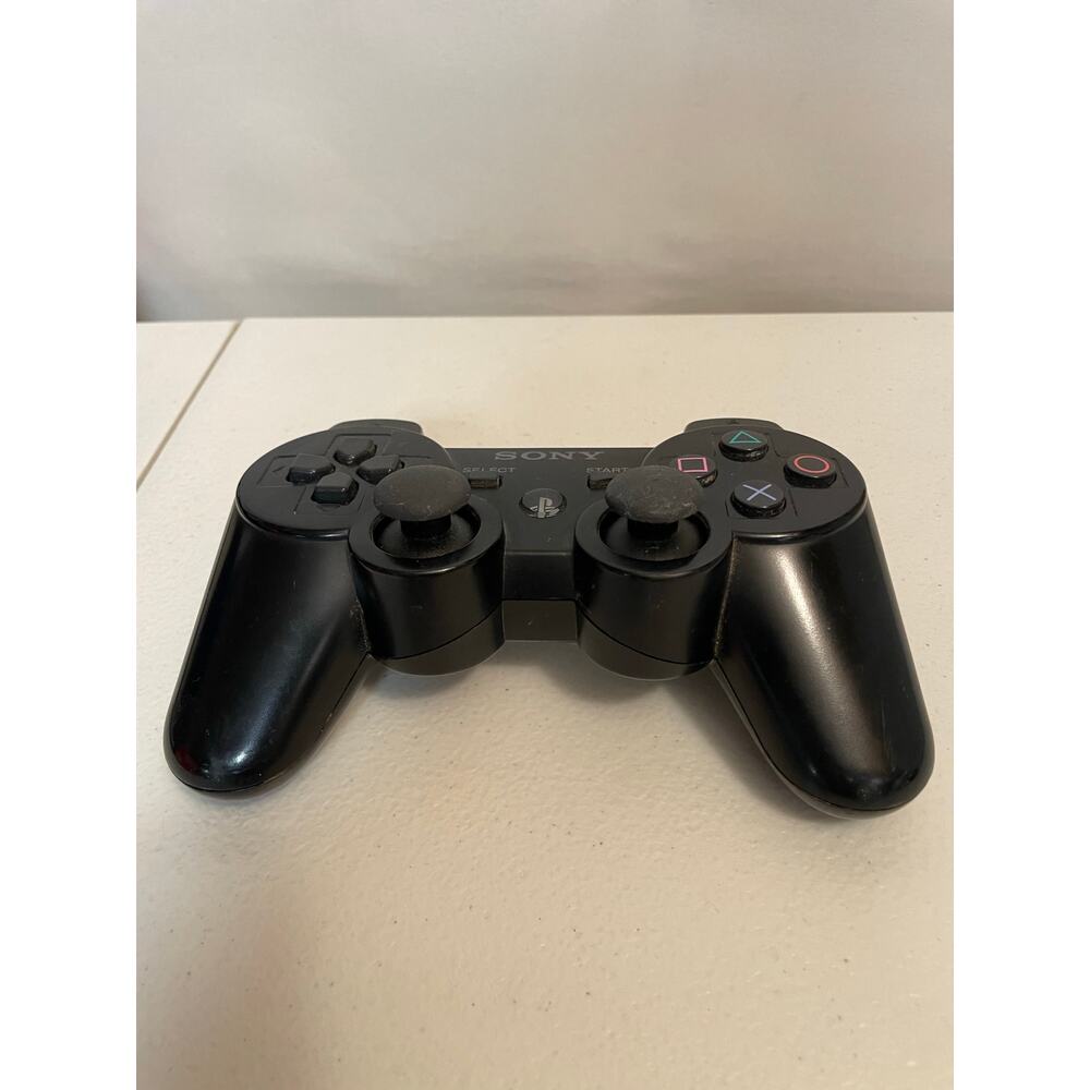 Sony PlayStation 3 PS3 Black Wireless Dual Shock Sixaxis‎ Controller CECHZC2U